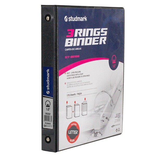 FOLDER ST-00106-A 3 ANILLOS 1PLG