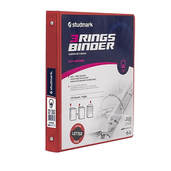 FOLDER ST-00106-B 3 ANILLOS 1PLG