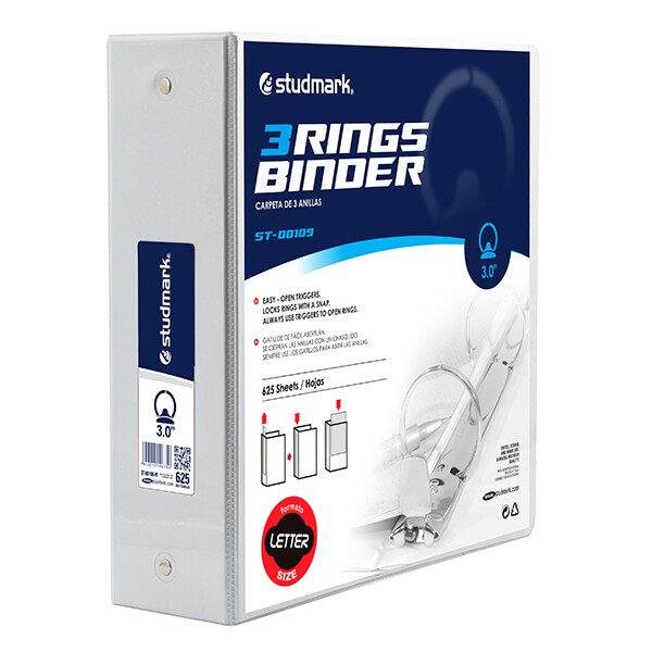 FOLDER ST-00109-W 3 ANILLOS 3PLG