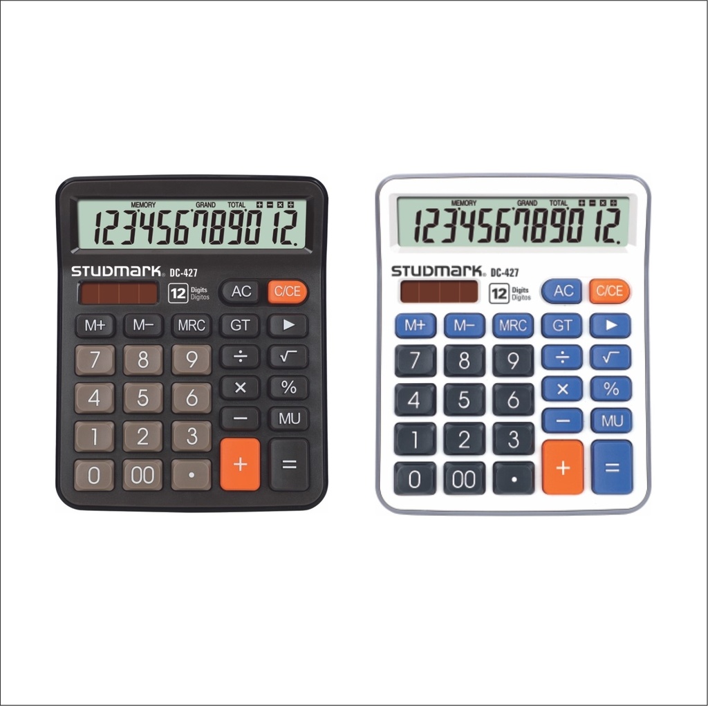 CALCULADORA ST-DC-427 12 DIG NG Y GRIS