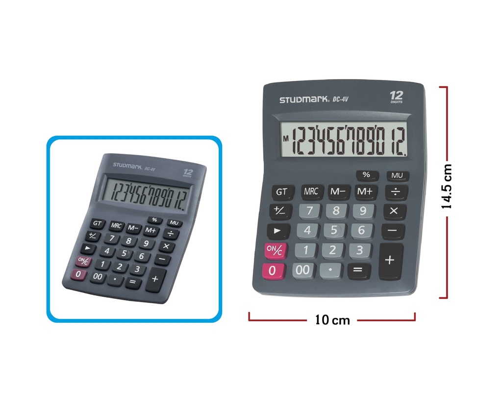 CALCULADORA ST-DC-4V 12 DIG NG