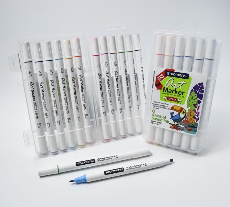 MARCADOR ART.ST-03975-12 BISEL-FINA PERM.12 COL             