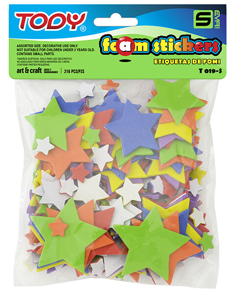 FOMI T019-S ADHESIVO ESTRELLAS
