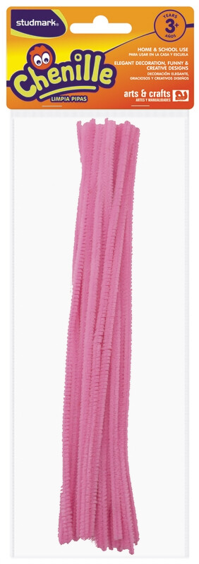 LIMPIA PIPA ST-CH6-027 ROSADO 40 PZA                        