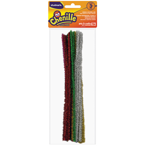 LIMPIA PIPA ST-CH6-03G ESCARCHA 40 PZA                      