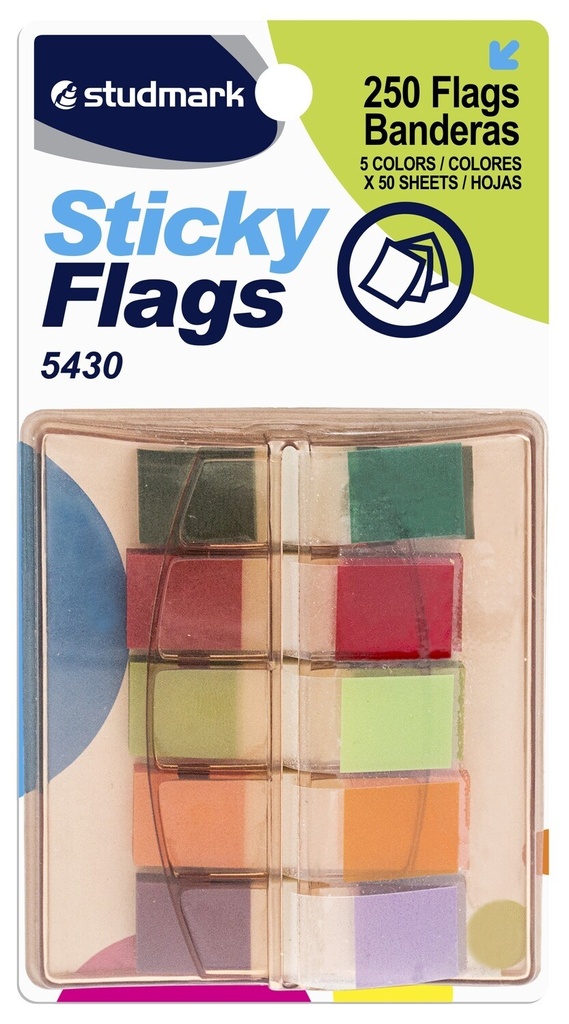 NOTAS ST-05430 BANDERITAS C/DISP 5X50                       