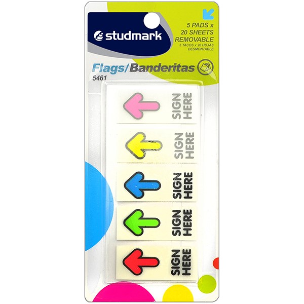 NOTAS ST-05461 BANDERITAS SIGN HERE 100HJS                  