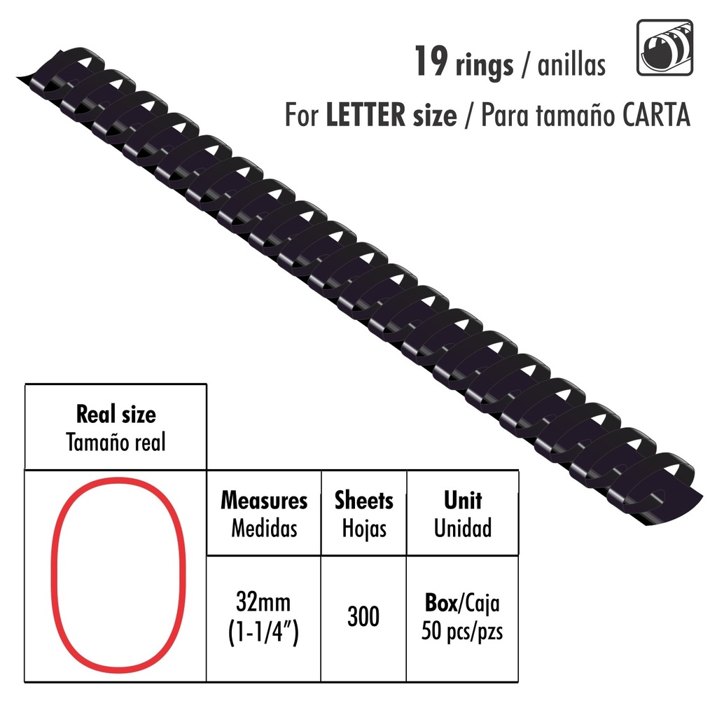 ANILLOS ST-07032 P/ENC 1.1/4 50X1 300 HJS