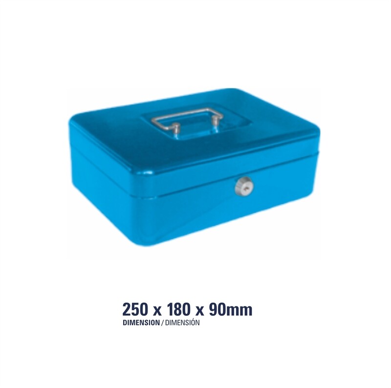 CAJA CHICA ST-04704-C 10PLG AZ C/LLAVE