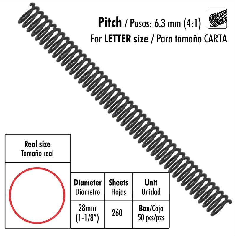 ESPIRAL ST-SP46-1.1/8-A 50X1 28mm