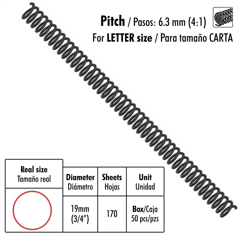 ESPIRAL ST-SP46-3/4-A 50X1 19mm