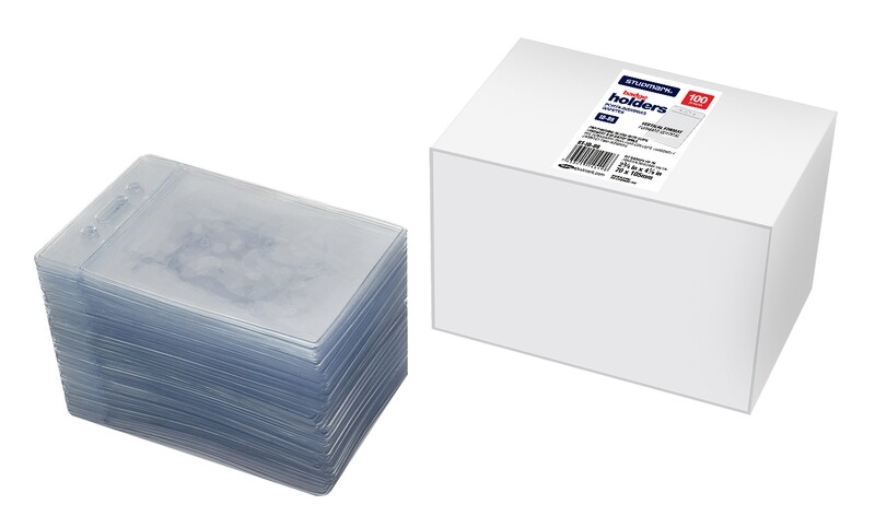 GAFETE ST-ID-08 PLAST.VERT.70X105MM 100X1                   