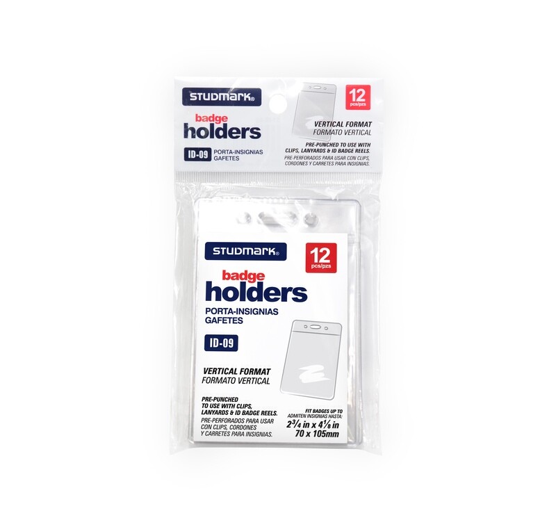 GAFETE ST-ID-09 PLAST.VERT.70X105MM 12X1                    