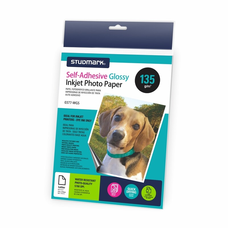 PAPEL FOTO ST-00377-WGS ADHESIVO 135G                       