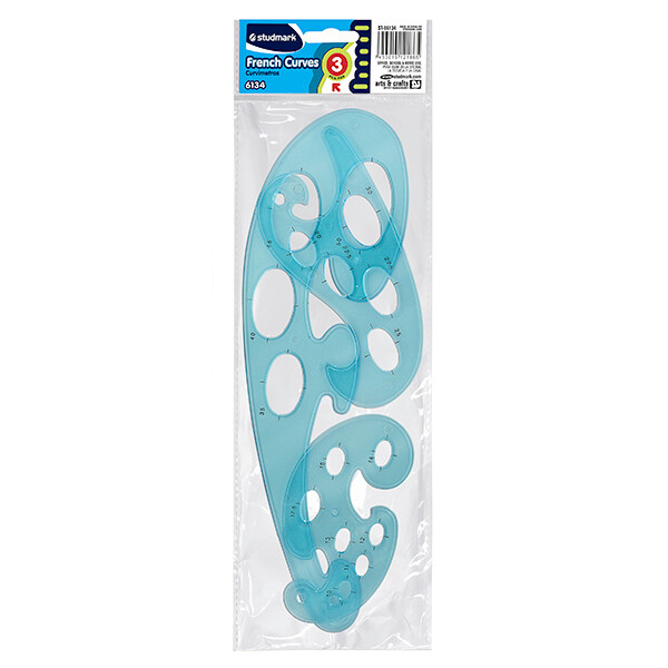 JUEGO GEOMETRICO ST06134 30CMS CURVAS 3X                    