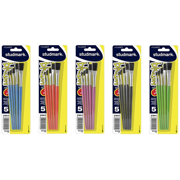 PINCEL ST-B414 5 PZA PLANO 288XCAJA                         