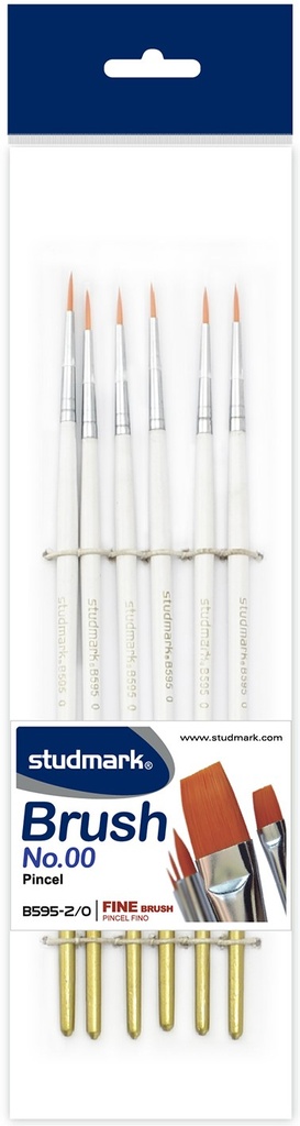 PINCEL ST-B595-2/0 FINO 6 PZA  240XCAJA                     
