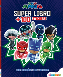 MAS + 100 STICKERS PJ MASK 055007