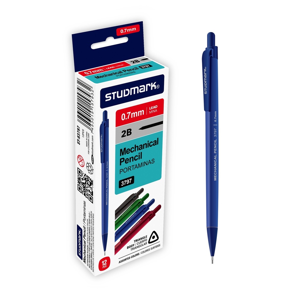 PORTAMINA ST-03797 0.7MM TRIANG.C/SOLIDO