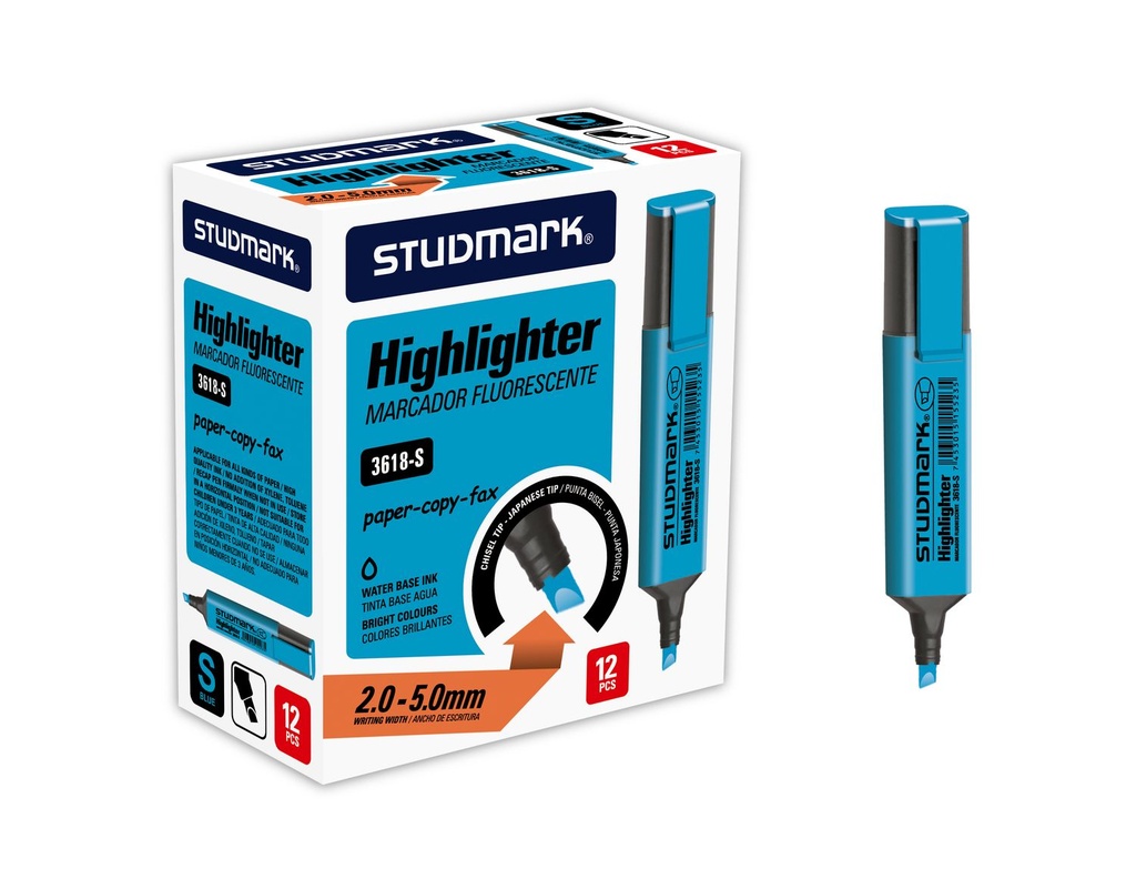 RESALTADOR ST-03618-S AZ 12X1 RECT