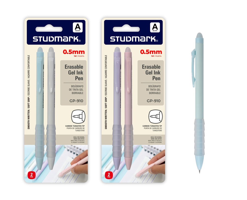 LAPIZ ST-GP-910-A NG GEL 0.5mm BORRABLE 2PZS