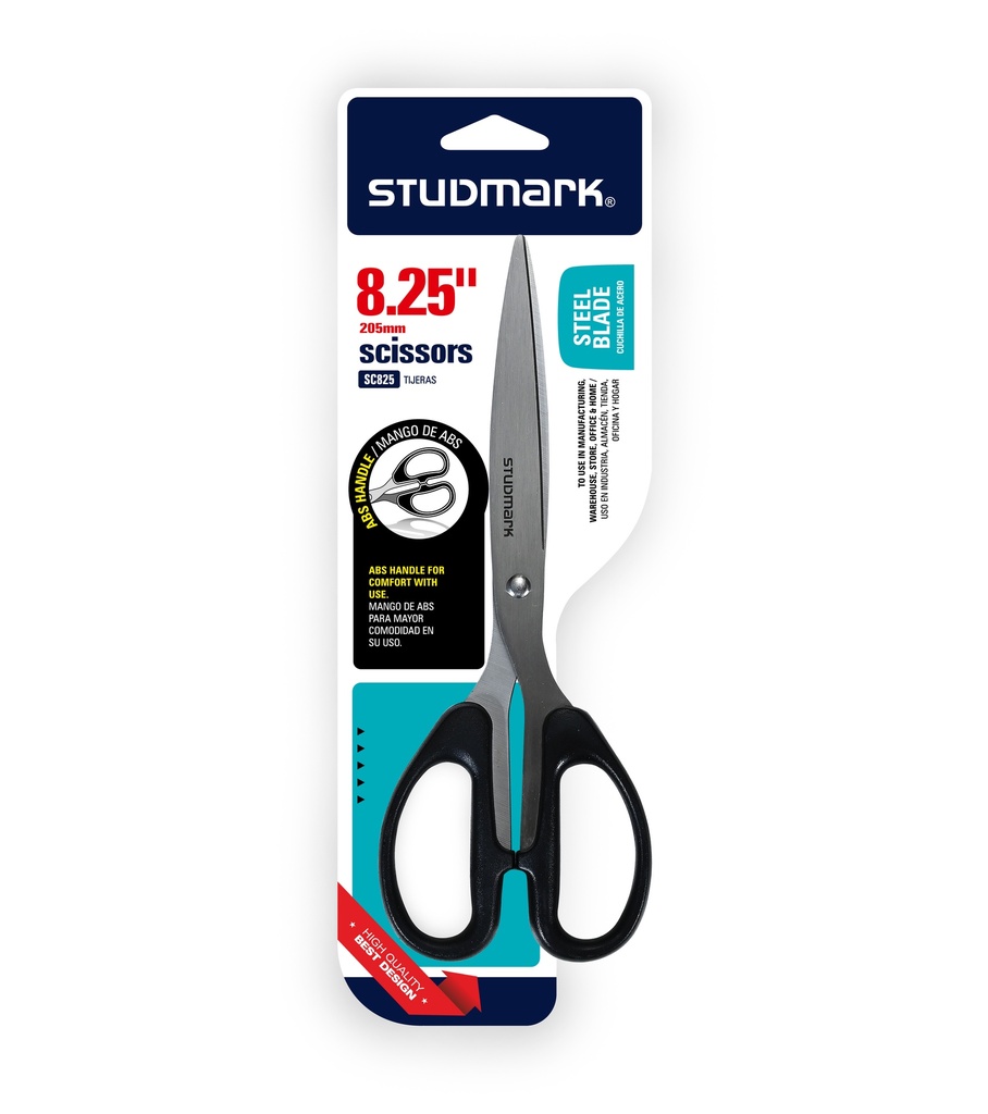 TIJERA ST-SC825 8.25" MGO.PLASTICO 120X1