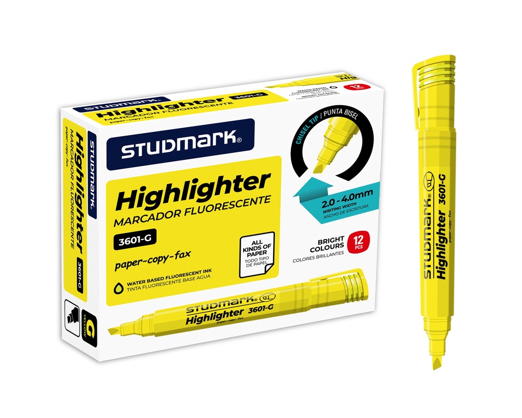 RESALTADOR ST-03601-G AM 12X1