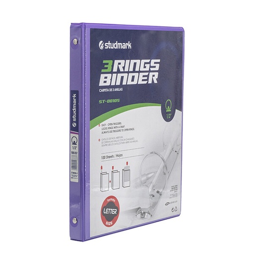[00247] FOLDER ST-00105-V 3 ANILLOS 1/2PLG