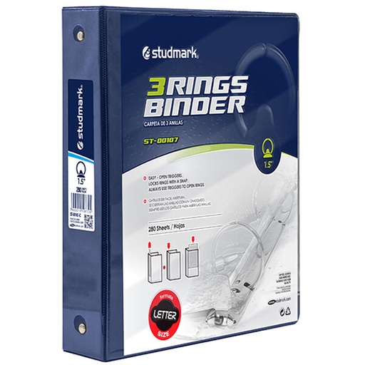 [00806] FOLDER ST-00107-C 3 ANILLOS 1.5PLG