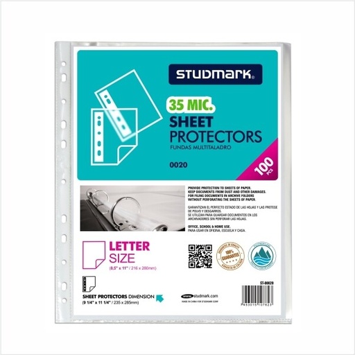 [ST-14101        ] HOJAS ST00020 T/C PLAS P/FOLDER 100x1                       