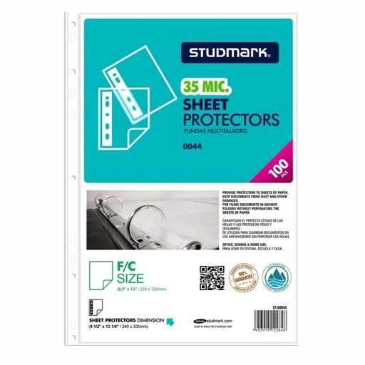 [02858           ] HOJAS ST00044 T/O PLAS P/FOLDER 100X1                       