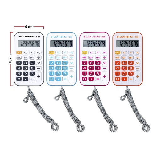 [03522] CALCULADORA ST-HC-109 8 DIG C/CORDEL