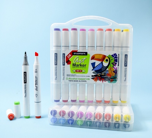 [04162           ] MARCADOR ART.ST-03907-18 BISEL-FINA PER 18 COL              