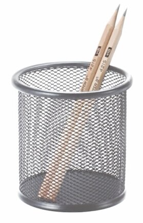 [03546           ] PORTA LAPIZ ST-ME-102-N REDONDO PLATA                       