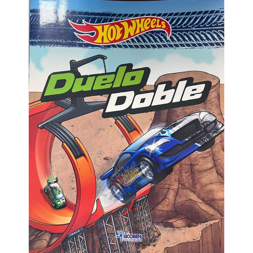 [03605           ] LIBRO HOT WHEELS DUELO DOBLE 383798                         