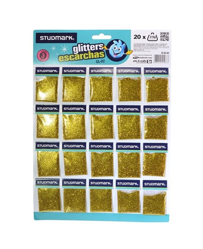 [02360] ESCARCHA ST-GL-02 ORO 20X2.5G