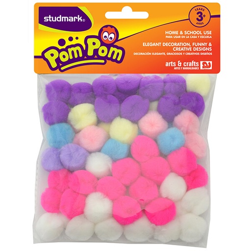 [02701           ] POM POM ST-POM-03 BRILLO 60 PZS                             