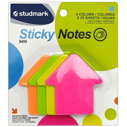 [03693           ] NOTAS ST-05455 NEON FLECHA 4 COL 100 HJS                    