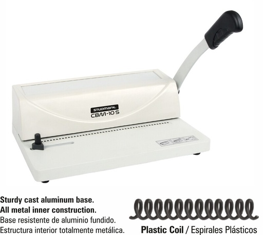 [04089           ] MAQ.ENCUADERNADORA ST-CBM-10S ESPIRAL                       