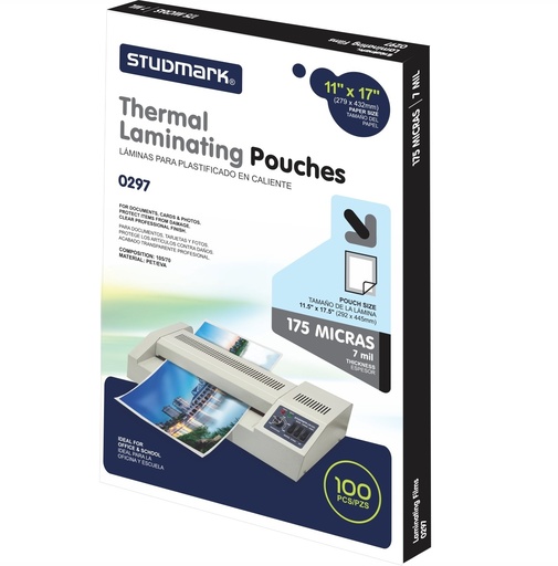 [00240           ] PLAST ST-00297 P/LAMINAR 11X17 175 MIC                      