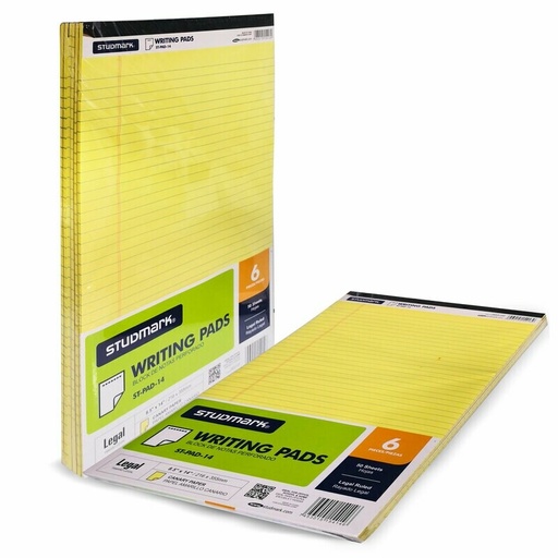 [03720] BLOCK RAYADO ST-PAD-14 AMARILLO T/LEGAL