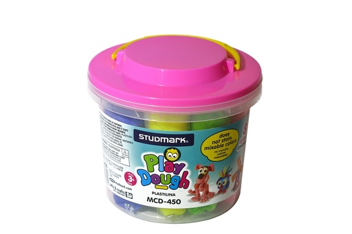 [04130           ] PLASTILINA ST-MCD-450 PLAY DOUGHT 450G 8 COLOR              