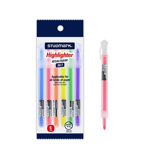 [04289] RESALTADOR ST-03617-PK6 FINO 6 COLORES