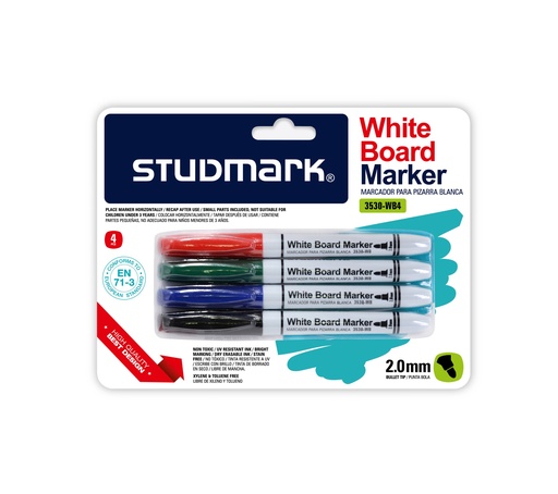 [04374] MARCADOR ST-03530-WB4 P/PIZ 4COLORES