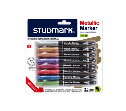 [04376] MARCADOR ST-03530-M8 METAL 8COLORES