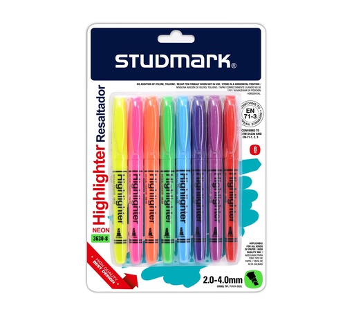 [04378] RESALTADOR ST-03630-8  8COLORES