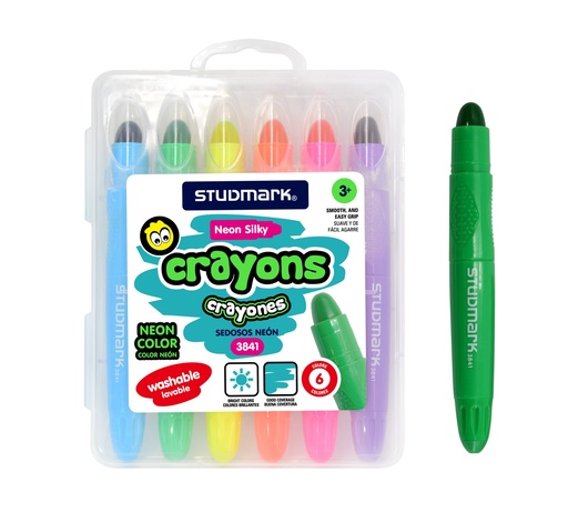 [04430] CRAYON ST-03841 NEON ESTUCHE 6 COLORES