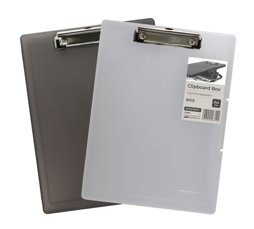 [04504] TABLERO ST-08015 A4 PLASTICO C/CAJA