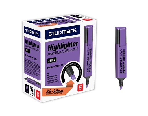 [04545] RESALTADOR ST-03618-V VIO 12X1 RECT