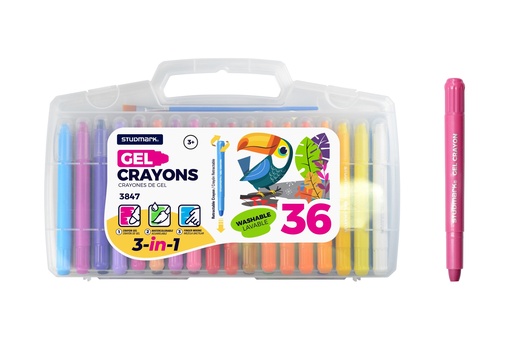 [04576] CRAYON ST-03847 GEL RETRACTIL 3EN1 36 COL.